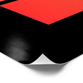 Ik hou van pizza. perfect poster (Hoek)