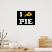 Ik hou van Pizza Pie Poster (Keuken)