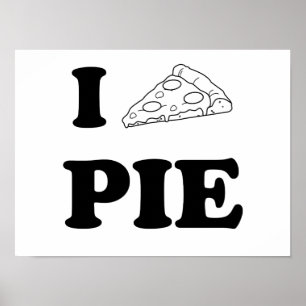 Ik hou van Pizza Pie Poster