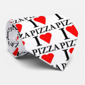 Ik hou van pizza stropdas (Opgerold)