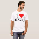Ik hou van pizza t-shirt (Voorkant volledig)