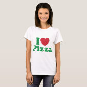 Ik hou van pizza t-shirt (Voorkant volledig)