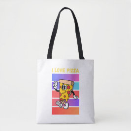 Ik hou van pizza. tote bag
