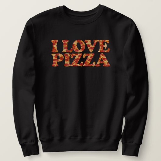 Ik hou van Pizza! Trui (Design voorkant)