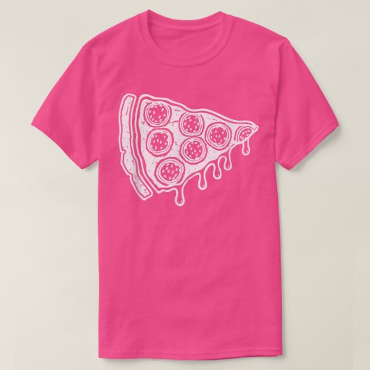 Ik hou van Pizza voor Mannen Kinder Fun pizzaliefh T-shirt (Design voorkant)