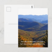 Ik hou van plaatsen Briefkaart (Voorkant / Achterkant)