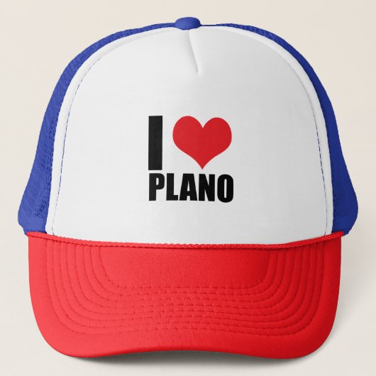 Ik hou van Plano Trucker Pet (Voorkant)