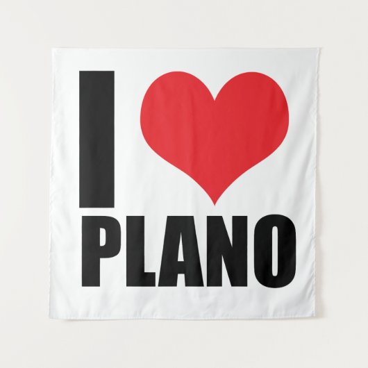 Ik hou van Plano Wandkleed (Voorkant)