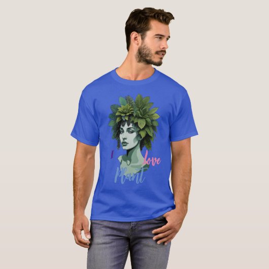 Ik hou van plant t-shirt (Voorkant volledig)