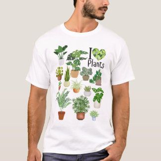 Ik Hou Van Planten Basic T-Shirt