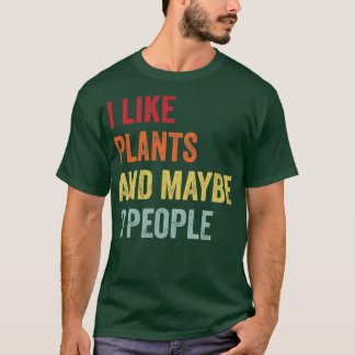 Ik hou van Planten, misschien 3 mensen T-shirt