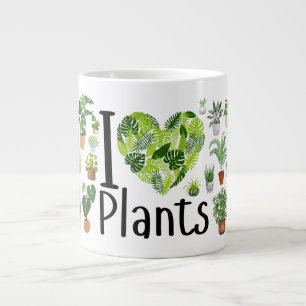 Ik Hou Van Planten Reuzenmok Grote Koffiekop
