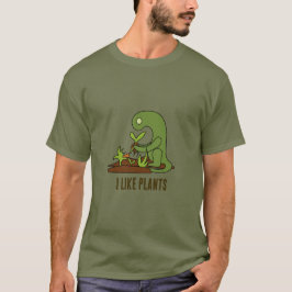 Ik hou van planten t-shirt