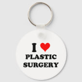 Ik hou van plastische chirurgie sleutelhanger (Voorkant)