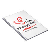 Ik hou van Plumpy'Nut notebook Notitieboek (Rechterzijde)