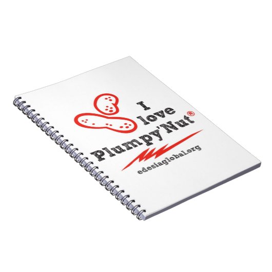 Ik hou van Plumpy'Nut notebook Notitieboek (Rechterzijde)