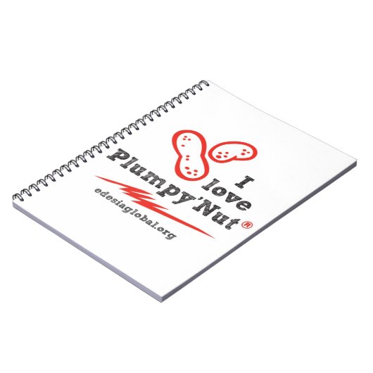 Ik hou van Plumpy'Nut notebook Notitieboek (Linkerzijde)