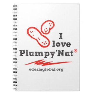 Ik hou van Plumpy'Nut notebook Notitieboek