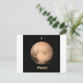 Ik hou van Pluto! Briefkaart (Staand voorkant)