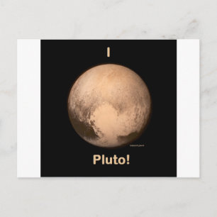 Ik hou van Pluto! Briefkaart