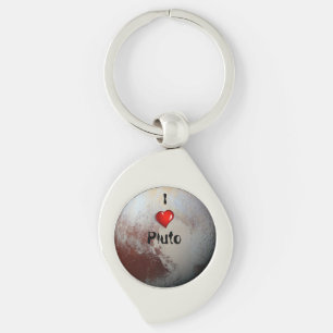 Ik hou van Pluto Sleutelhanger