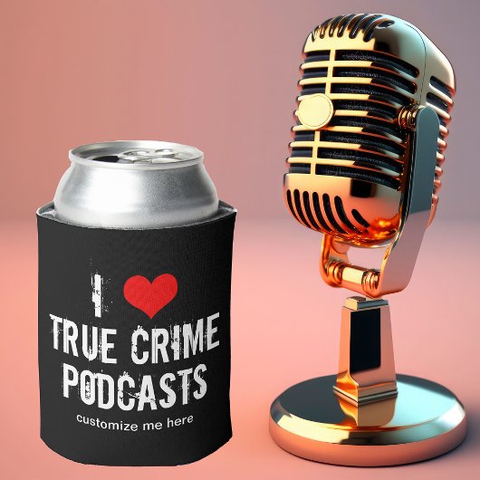 Ik hou van Podcasts voor True Crime Blikjeskoeler