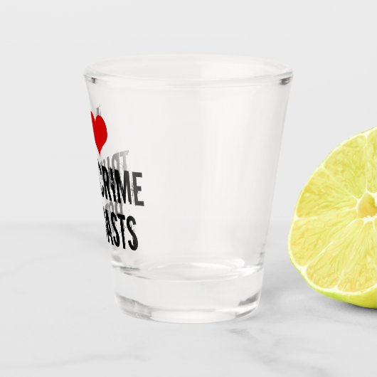 Ik hou van Podcasts voor True Crime Shot Glas (Rechts)