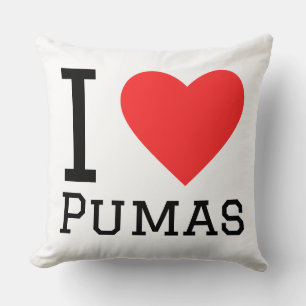 Ik hou van poema's kussen