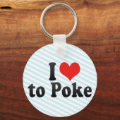 Ik hou van Poke Sleutelhanger (Voorkant)