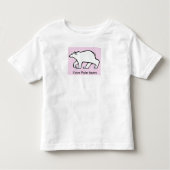 Ik hou van POLAIRE BEREN -Animal graphic- Arctic Kinder Shirts (Voorkant)