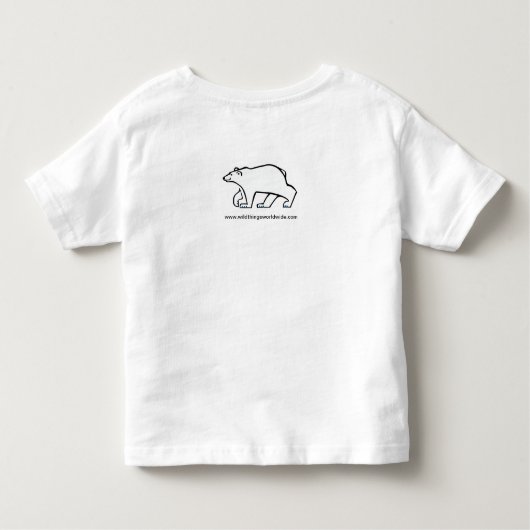 Ik hou van POLAIRE BEREN -Animal graphic- Arctic Kinder Shirts (Achterkant)