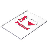 Ik hou van Polen Notitieboek (Linkerzijde)