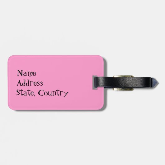 Ik hou van Pommeren Bagagelabel (Achterkant horizontaal)