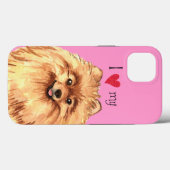 Ik hou van Pommeren Case-Mate iPhone Case (Achterkant (horizontaal))
