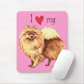 Ik hou van Pommeren Muismat (Met muis)