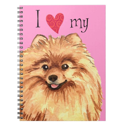 Ik hou van Pommeren Notitieboek (Voorkant)