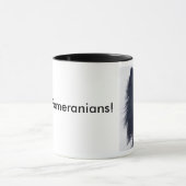 "Ik hou van Pommeren!" Waterverf Mok schilderen (Midden)