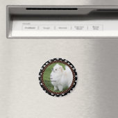 Ik hou van Pommerse hondenmagneet 2 Magneet (Insitu (Vaatwasser))