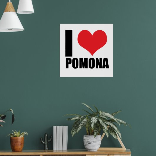 Ik hou van Pomona Poster (Woonkamer 1)