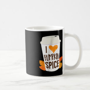 Ik hou van pompoen kruiden koffie herfst Herfst se Koffiemok