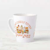 Ik hou van pompoenen Drinken Latte Mok (Linkerhoek)