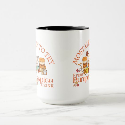 Ik hou van pompoenen Drinken Mok (Midden)