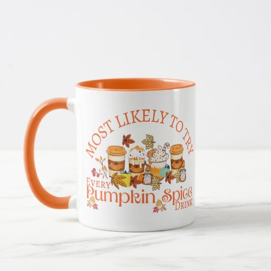 Ik hou van pompoenen Drinken Mok (Links)