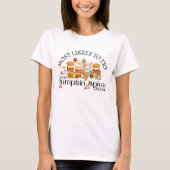 Ik hou van pompoengewürce drankjes vrouw t-shirt (Voorkant)