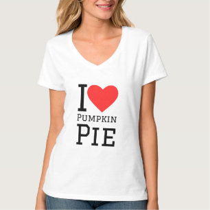 Ik hou van pompoentaart t-shirt