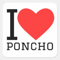 Ik hou van poncho