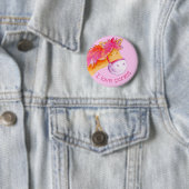 Ik hou van ponies-knoppenbadge ronde button 5,7 cm (In situ)