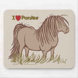Ik hou van Ponies Muismat