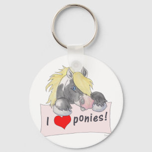 Ik hou van Ponies! Sleutelhanger