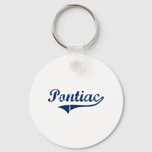 Ik hou van Pontiac Michigan Sleutelhanger
